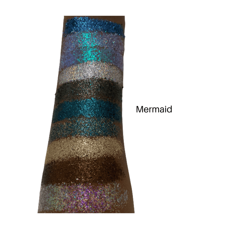 Technic Pressed Glitter Palette - Mermaid | Discount Brand Name Cosmetics