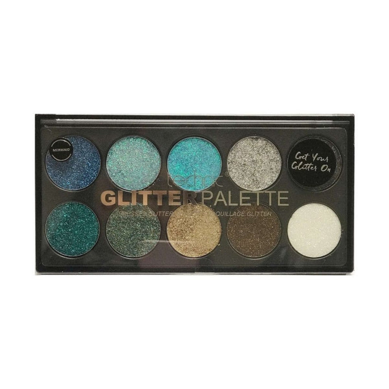 Technic Pressed Glitter Palette - Mermaid | Discount Brand Name Cosmetics