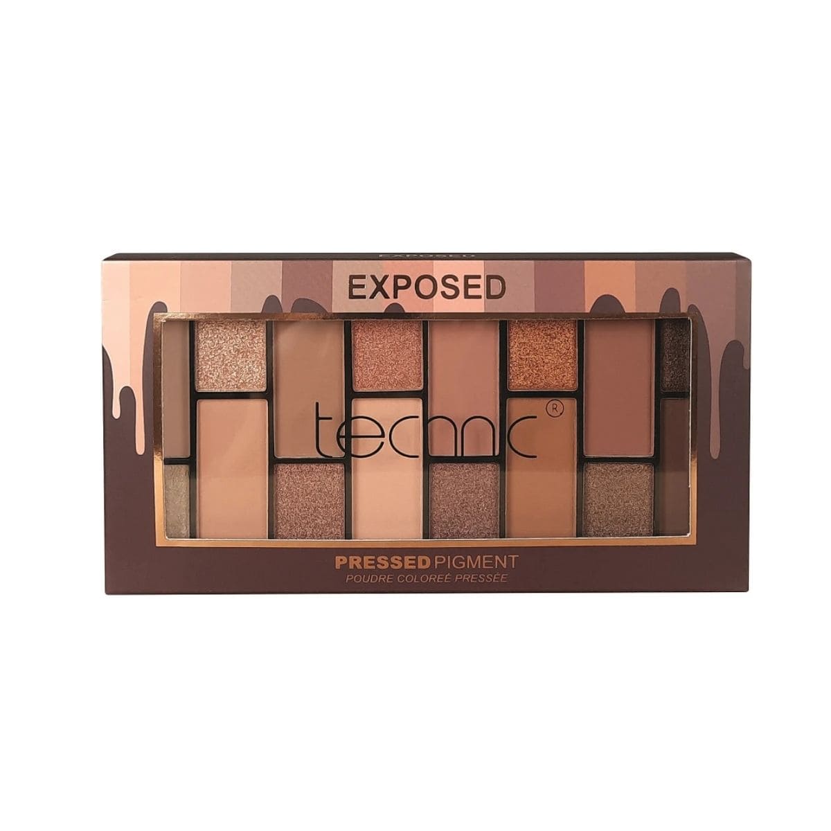 Technic Pressed Pigment Palette - Exposed  | Discount Brand Name Cosmetics