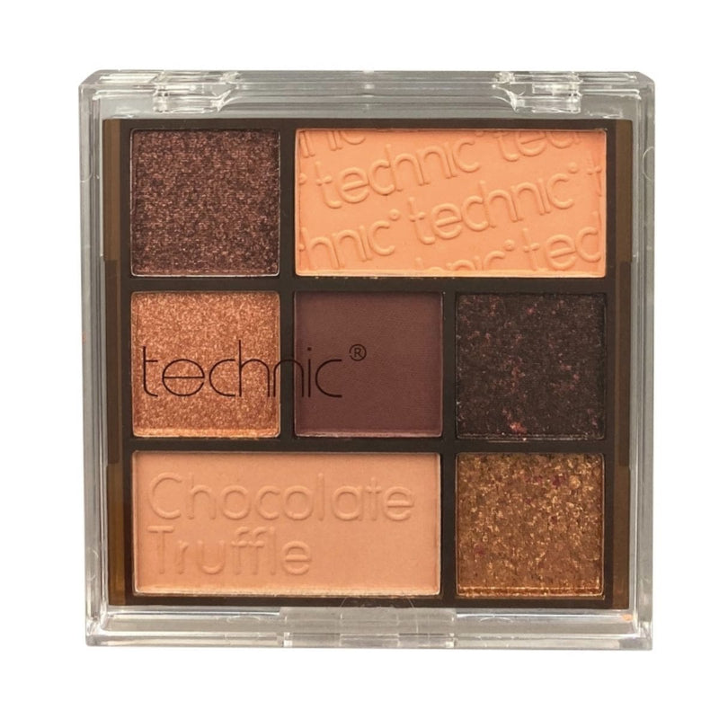 Technic Pressed Pigment Palette (7 pan) - Chocolate Truffle | Discount Brand Name Cosmetics