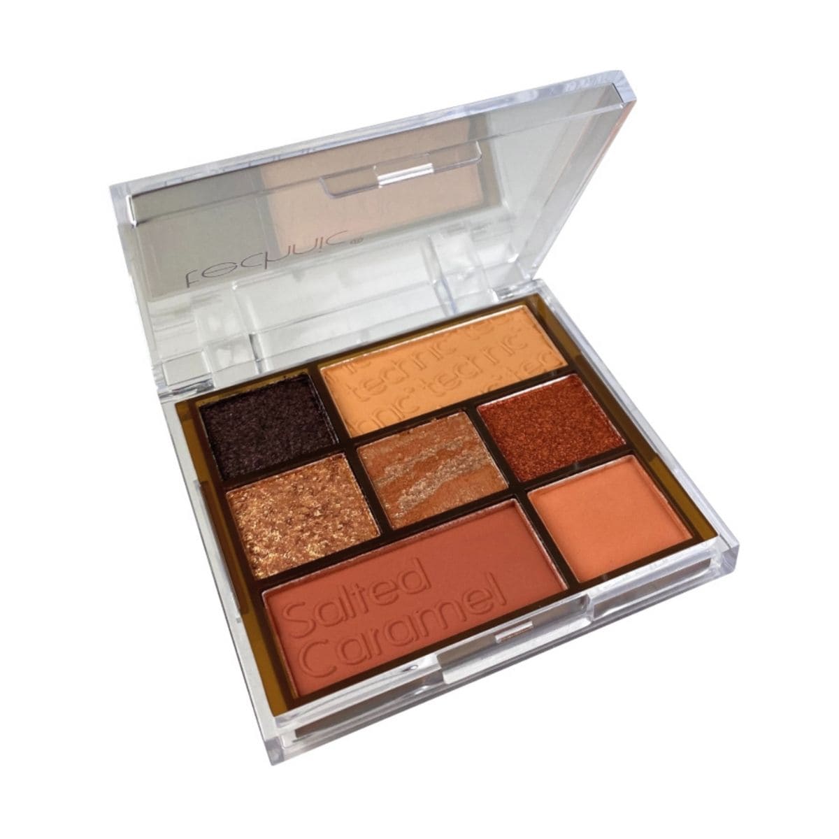 Technic Pressed Pigment Palette (7 pan) -Salted Caramel | Discount Brand Name Cosmetics