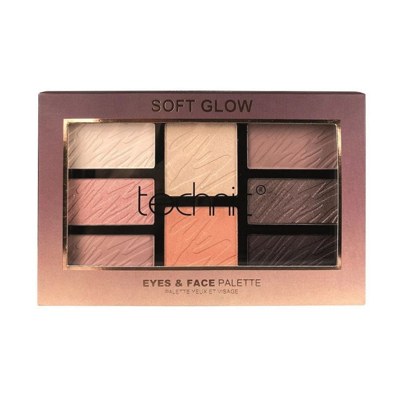 Technic Soft Glow Eyes & Face Palette | Discount Brand Name Cosmetics