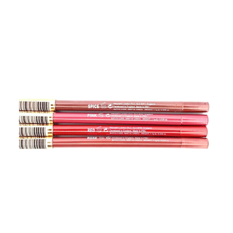 W7 Kiss & Gel ! Soft Gel Lip Liner - Red | Discount Brand Name Cosmetics