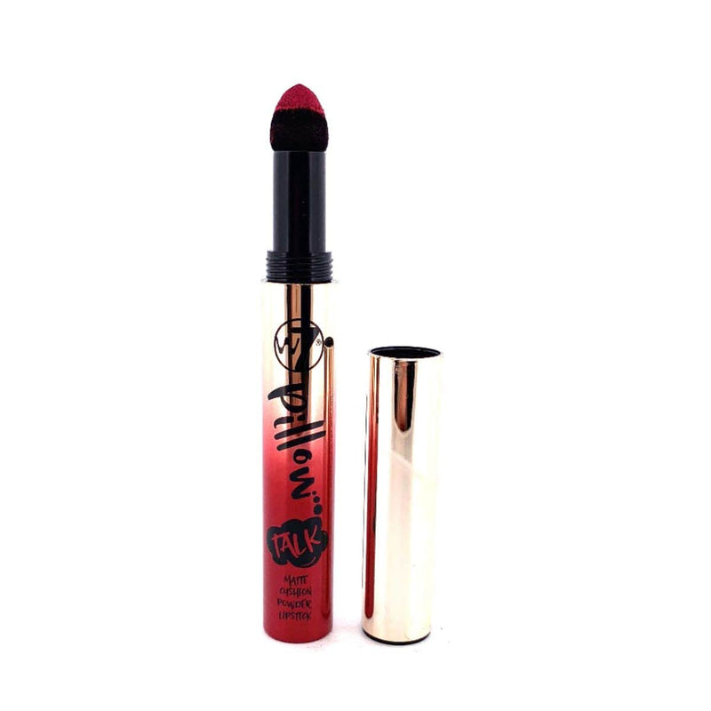 W7 Pillow Talk Matte Cushion Powder Lipstick - Queen of Hearts | Discount Brand Name Cosmetics