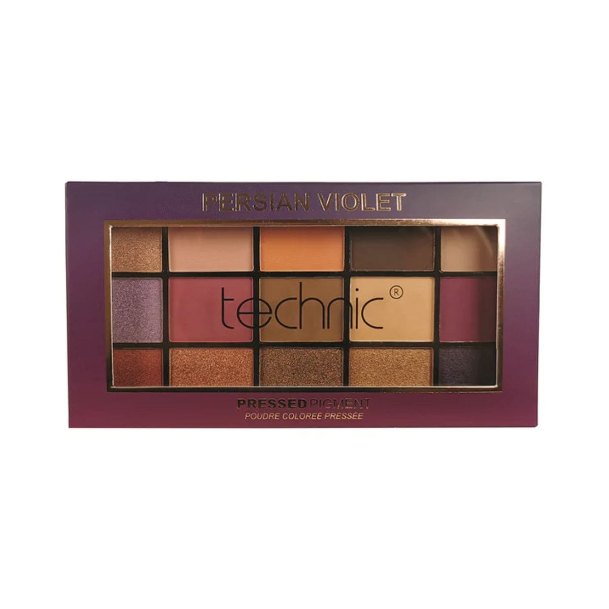 Technic Pressed Pigment Eyeshadow Palette - Persian Violet